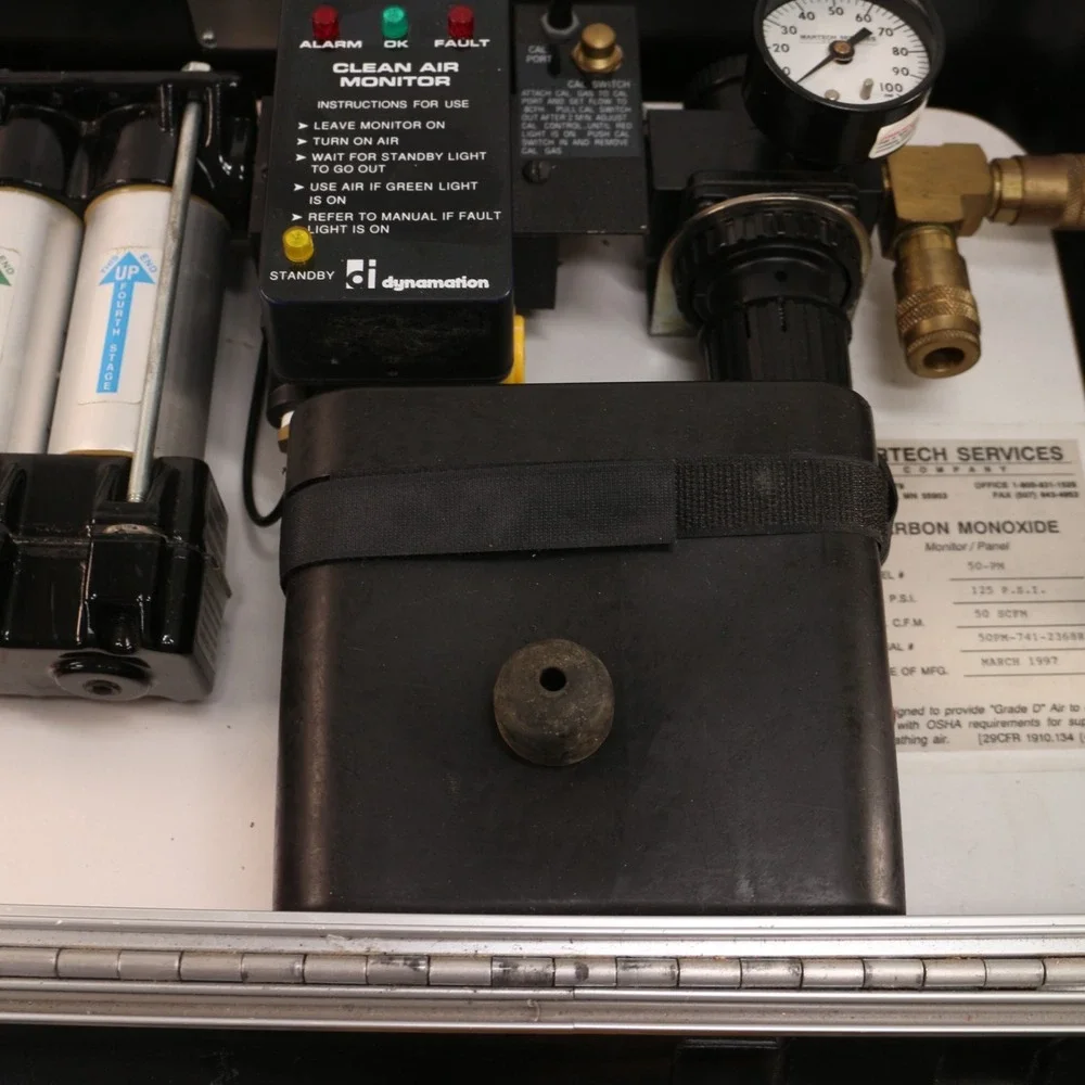 Martech Services 50-PM Carbon Monoxide Clean Breathing Air Monitor Panel